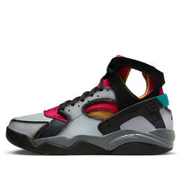Кроссовки air flight huarache Nike, серый fd0189-001 | grey/bordeaux-laser orange