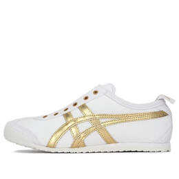 Кроссовки mexico 66 slip on Onitsuka Tiger, белый 1183a962-102 | white/gold