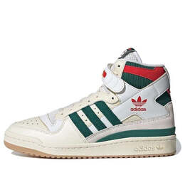 Кроссовки оригиналы форум 84 высокие ботинки Adidas, белый gx9055 | white/green/red