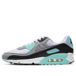 Кроссовки air max 90 Nike, белый cd0881-100 | white/particle grey-hyper turq-black-lt smoke grey