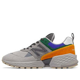 Кроссовки nb 574 спортивные повседневные туфли New Balance, серый ms574apg | grey/orange