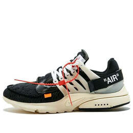 Кроссовки x off white air presto Nike, черный aa3830-001 | black/black-muslin