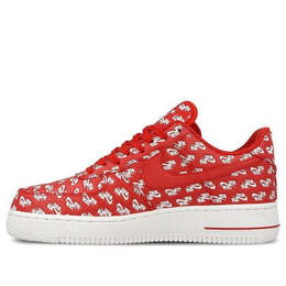 Кроссовки air force 1 low 07 qs Nike, красный ah8462-600 | red/red/white