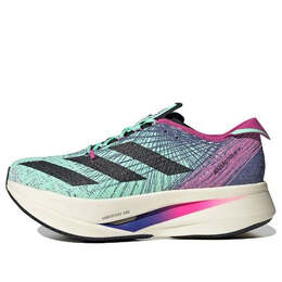 Кроссовки adizero prime x strung Adidas, зеленый hq3781 | green/black/blue/purplered
