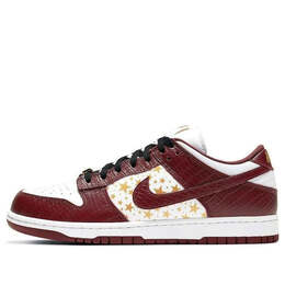 Кроссовки x supreme sb dunk low og qs Nike, белый dh3228-103 | white/gold/brown