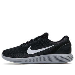 Кроссовки lunarglide 9 Nike, черный 904715-001 | black/white-dark grey-wolf grey