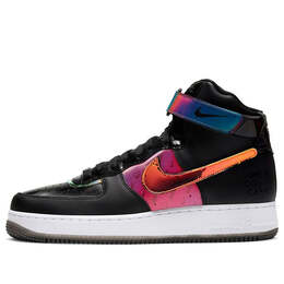 Кроссовки air force 1 высокие 07 lv8 Nike, черный dc0831-101 | black/white/bright crimson/baltic blue/fierce purple