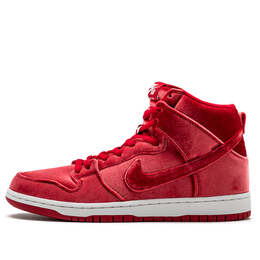Кроссовки sb dunk высокие prm Nike, красный 313171-661 | red/white/red