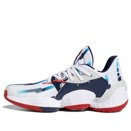 Кроссовки harden vol. 4 gca Adidas, белый fy0842 | white/blue/red