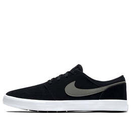 Кроссовки portmore 2 sb solar Nike, черный 880266-001 | black/dark grey-white