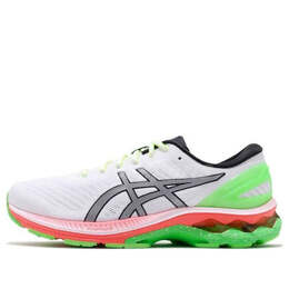 Кроссовки гелевые kayano 27 lite show Asics, белый 1011a885-100 | white/green