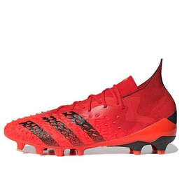 Кроссовки хищник фрик.1 ag Adidas, красный fy6253 | red/black