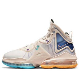 Кроссовки lebron 19 ep Nike, белый dc9341-200 | creamwhite/blue/yellow