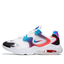 Кроссовки air max 2x Nike, белый dc0834-190 | white/multi-color/black/bright crimson/baltic blue/fierce purple
