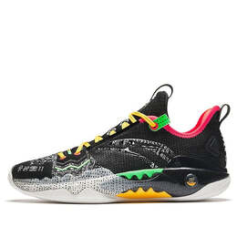 Кроссовки shock wave 5 pro Anta, черный 112411111s-6 | black/green