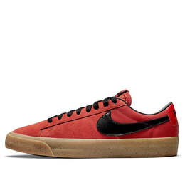 Кроссовки zoom blazer low pro gt sb Nike, красный dc7695-600 | red/black