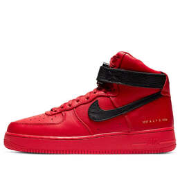 Кроссовки x 1017 alyx 9см air force 1 высокие Nike, красный cq4018-601 | red/black