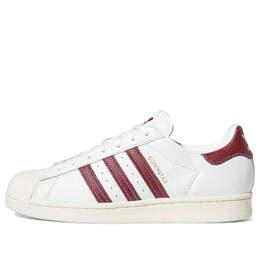 Кроссовки мужские Adidas Superstar с контрастными полосками, белый gz1603 | white/red