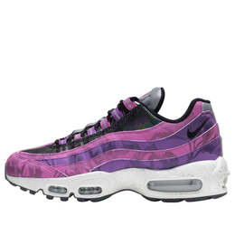 Кроссовки air max 95 премиум Nike, розовый cv0032-605 | fire pink/metallic silver-vivid purple-sail-black-blue tint