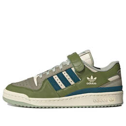 Кроссовки оригиналы форум 84 низкие отличные аутдор технологии оливковый Adidas, белый gx4545 | yellowwhite/olive green