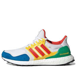 Кроссовки lego x ultraboost днк Adidas, белый fz3983 | cloud white/red/shock blue