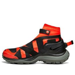 Кроссовки lab nsw gaiter boot Nike, оранжевый aa0530-800 | team orange/black-tumbled grey