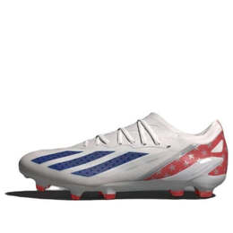Кроссовки x crazyfast.1 fg Adidas, белый ig0664 | cloud white/power blue/red