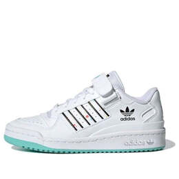 Кроссовки оригиналы форум низкий jx кевин лион Adidas, белый h01440 | white/black/blue