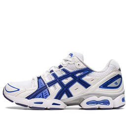 Кроссовки гель нимбус 9 Asics, белый 1201a424-103 | white/blue/silver