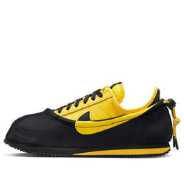Кроссовки клот х кортез Nike, черный dz3239-001 | black/varsity maize-black
