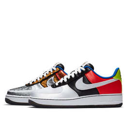 Кроссовки air force 1 низкие Nike, черный da1345-014 | black/white/red