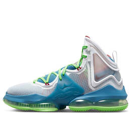 Кроссовки леброн 19 Nike, серый dc9339-400 | grey/blue/green/red