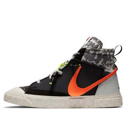 Кроссовки готовые x блейзер mid Nike, черный cz3589-001 | black/vast grey/volt/total orange