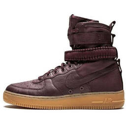 Кроссовки sf air force 1 Nike, бордовый 864024-600 | deep burgundy/deep burgundy-black