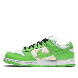 Кроссовки x supreme sb dunk low og qs Nike, белый dh3228-101 | white/gold/green