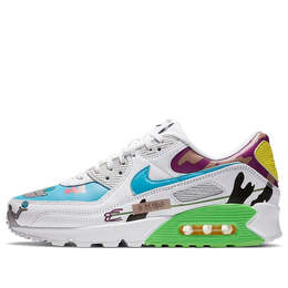 Кроссовки x air max 90 flyleather сине- Nike, синий cz3992-900 | blue/white