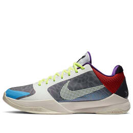 Кроссовки zoom kobe 5 protro Nike, белый cd4991-004 | white/gray/green