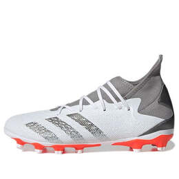 Кроссовки Predator Freak.3 hg Adidas, белый fy6301 | white/grey/red