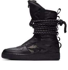 Кроссовки sf air force 1 высокие Nike, черный aa1128-002 | black