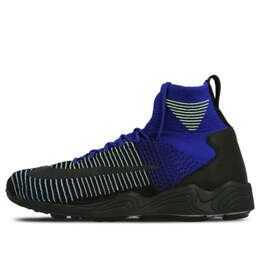 Кроссовки zoom mercurial flyknit Nike, синий 844626-401 | deep royal blue/black-volt