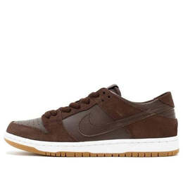 Кроссовки sb dunk low pro Nike, коричневый 819674-221 | baroque brown/white