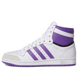 Кроссовки топ десятка высокие Adidas, белый s24135 | white/purple