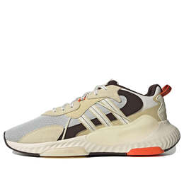 Кроссовки оригинальные туфли с высоким хвостом Adidas, бежевый id0537 | beige / grey / black
