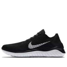 Кроссовки Nike Rn Flyknit 2018, черный 942838-001 | black/white