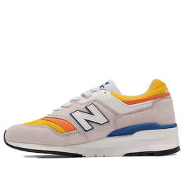 Кроссовки 997 сделано в США New Balance, серый m997pt | gray/yellow