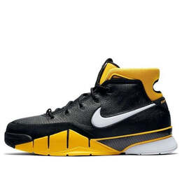 Кроссовки zoom kobe 1 protro Nike, черный aq2728-003 | black/varsity maize