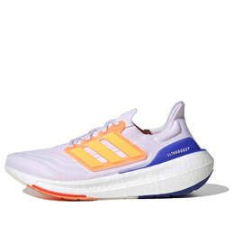 Кроссовки ультрабуст лайт Adidas, белый hq6352 | cloud white / solar gold / lucid blue