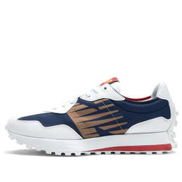 Кроссовки New Balance 327 x kiks x nuttsh art, белый/мультиколор ms327btk(s-box) | white/red/blue