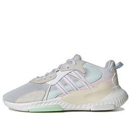 Кроссовки оригинальные туфли с высоким хвостом Adidas, белый id0538 | white beige grey