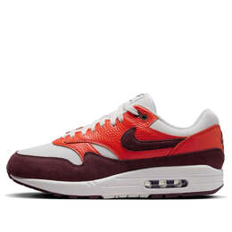 Кроссовки air max 1 Nike, белый fn6952-102 | summit white/picante red/burgundy crush